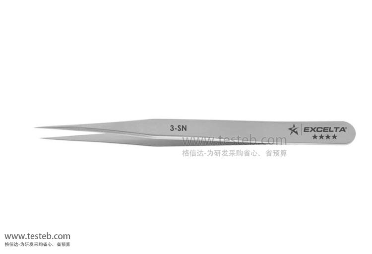 美国Excelta 3-SN直尖头镊子