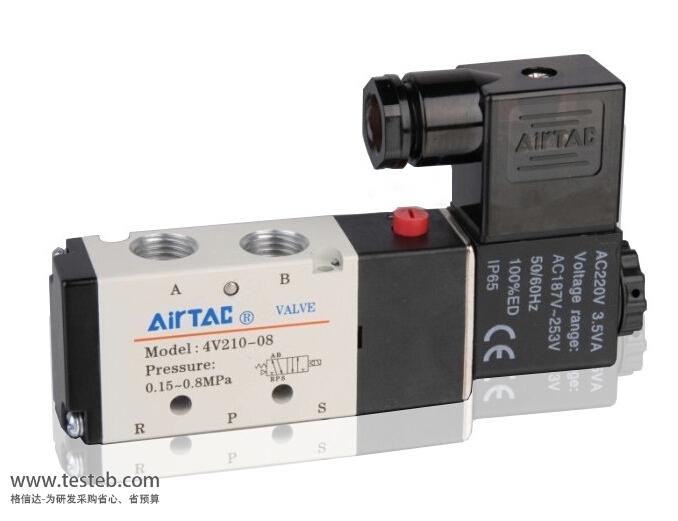 亚德客AirTac电磁阀4v210-08