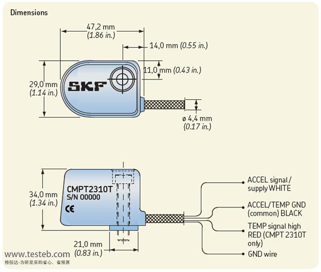 斯凯孚SKF传感器CMPT2310TX10