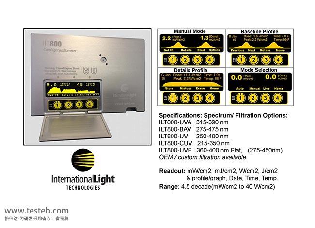 美国International Light辐照度计ILT800