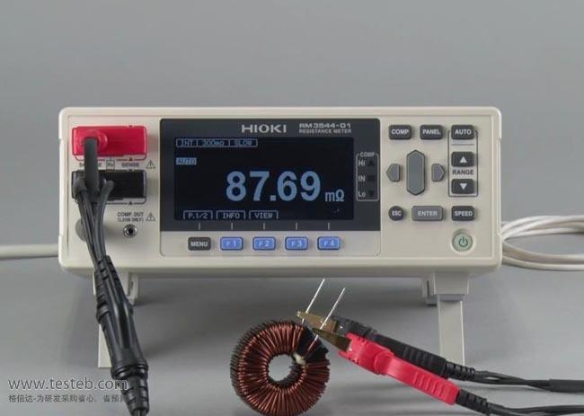 日本HIOKI日置RM3544-01微欧计带EXT I/O接口自动化测试- 深圳格信达—手机站